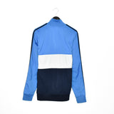 Vintage Adidas zip up tracksuit track jacket trackie sweater windbreaker jumper sweatshirt pullover long sleeve in blue and white