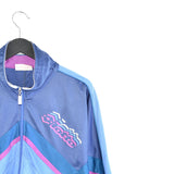 Vintage lotto tracksuit trackie jacket windbreaker jumper zip up sweater in blue, purple and white