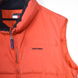 Vintage Tommy Hilfiger gilet vest coat jacket in orange