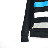 Vintage Adidas hoodie sweater jumper sweatshirt pullover long sleeve tracksuit trackie jacket in blue, grey, black and white