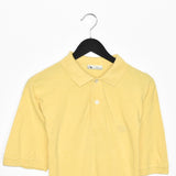 Vintage Sergio Tacchini polo shirt tee blouse top in yellow