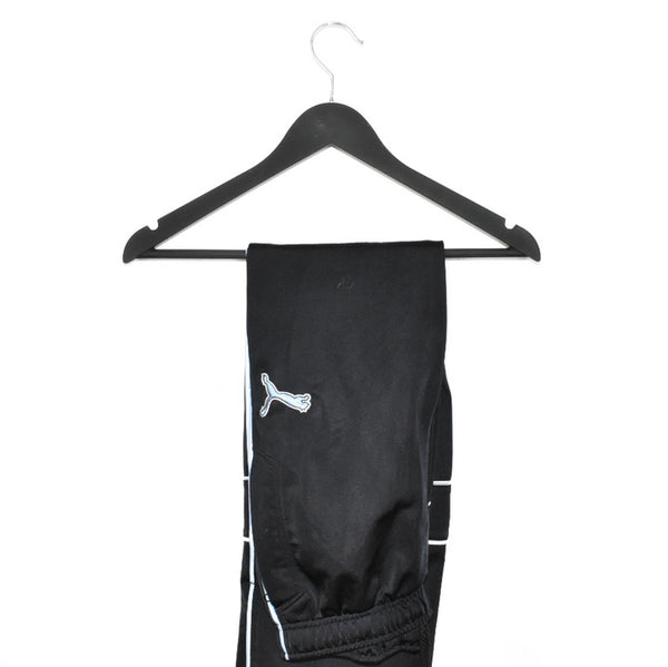 Vintage Puma joggers track pants tracksuit bottoms trousers in black and blue