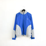 Vintage Puma tracksuit trackie jacket zip up sweater windbreaker jumper pullover in blue and grey