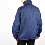 Vintage warm winter Tommy Hilfiger puffer jacket in navy blue