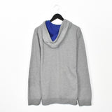 Vintage Vans hoodie long sleeve sweatshirt jumper in grey and blue