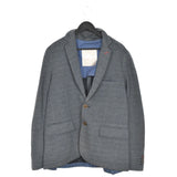 Vintage Napapijri blazer jacket track windbreaker coat pullover bomber jacket trench coat in grey