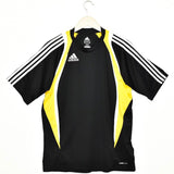 Vintage Adidas t-shirt top blouse tee in black and yellow