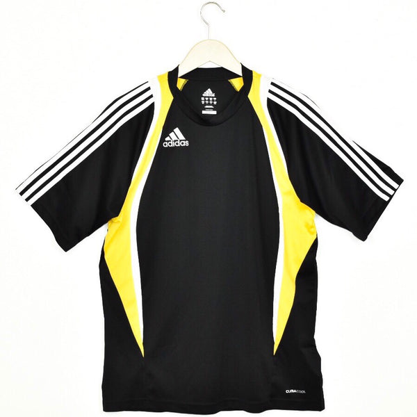 Vintage Adidas t-shirt top blouse tee in black and yellow