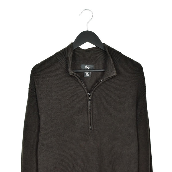 Vintage Calvin Klein zip up jumper longsleeve tee pullover sweatshirt