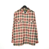 Vintage Patagonia formal button up shirt long sleeve t-shirt blouse in yellow red and brown