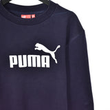 Vintage Puma sweatshirt longsleeve tee pullover jumper in dark blue