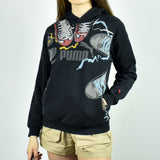 Vintage Puma hoodie jumper sweater pullover in black
