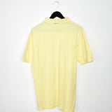 Vintage Nautica polo shirt tee blouse top in yellow